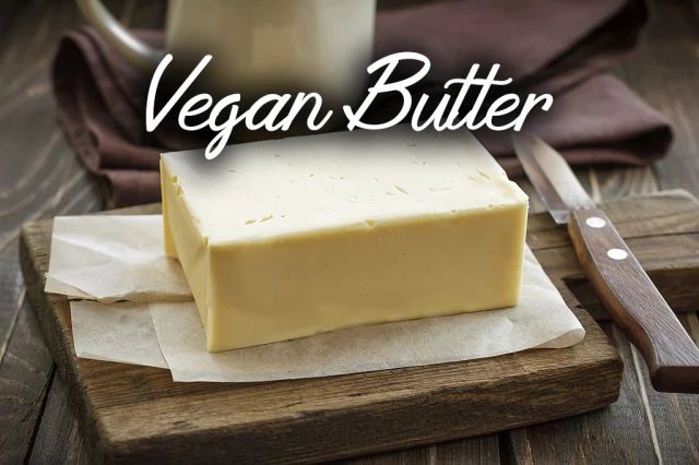 geschmolzene vegane Butter