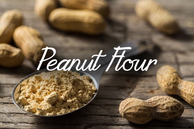 Peanut flour